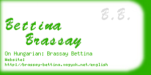 bettina brassay business card